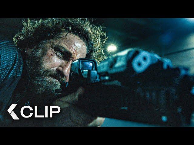 Bullet Hail During High Speed Car Chase - DEN OF THIEVES 2: PANTERA (2025) Gerard Butler